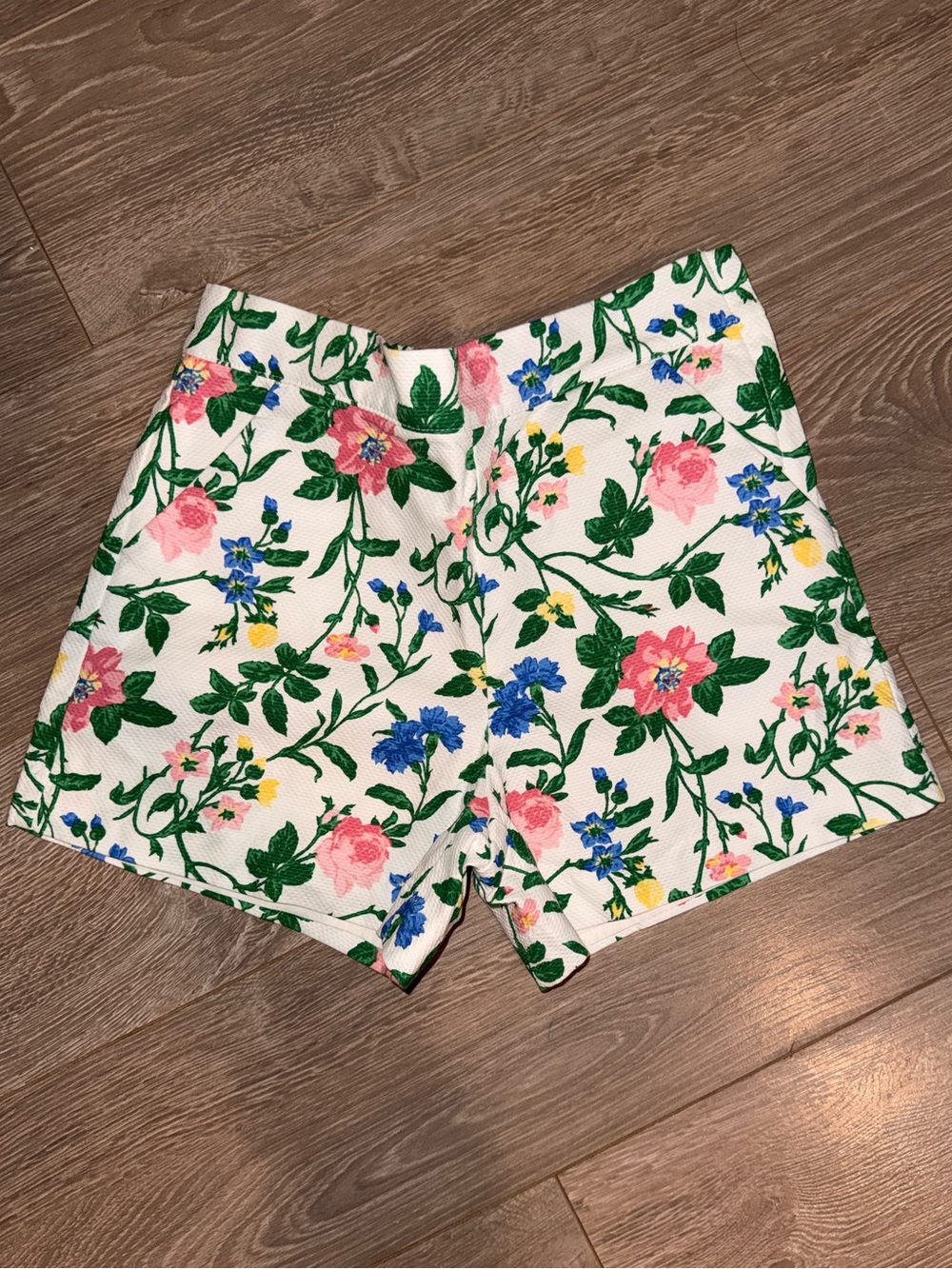 Janie and Jack Floral Adjustable/ High-Waist Shorts